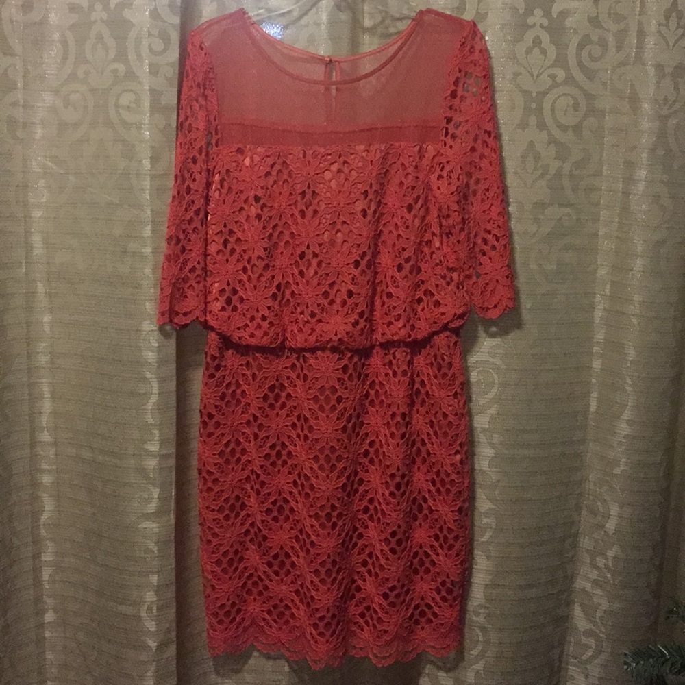 Blouson Coral Dress